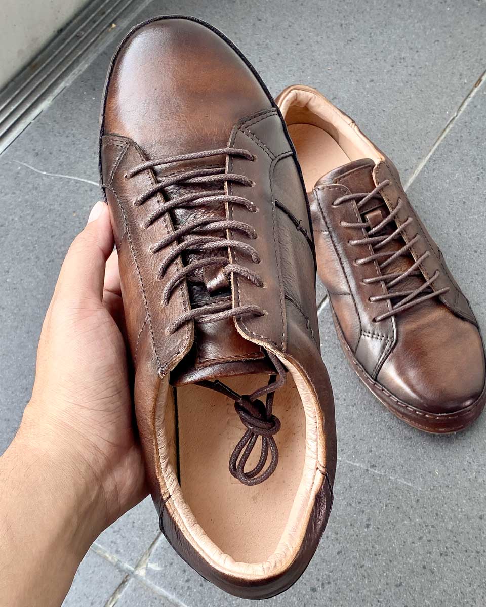 รองเท้าหนังแท้ผู้ชาย Dante Dark Brown Bagspace