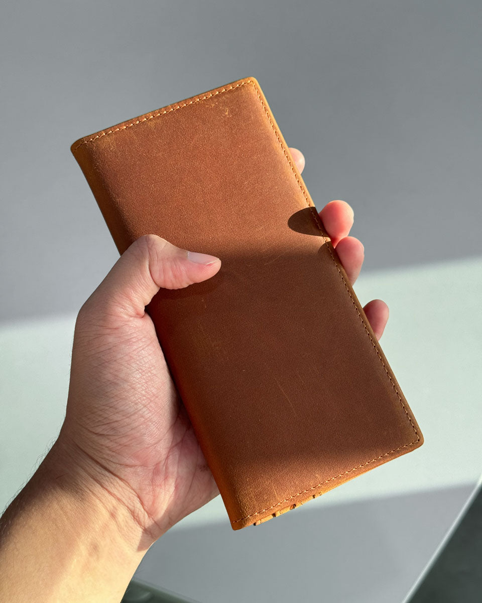 Kasper Nubuck Long Wallet | BJ09 (โปร Clearance Sale)