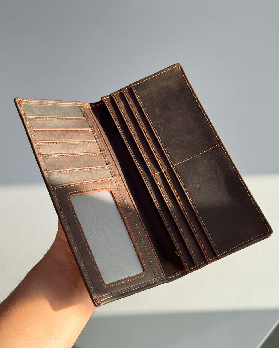 Kasper Nubuck Long Wallet | BJ09 (โปร Clearance Sale)
