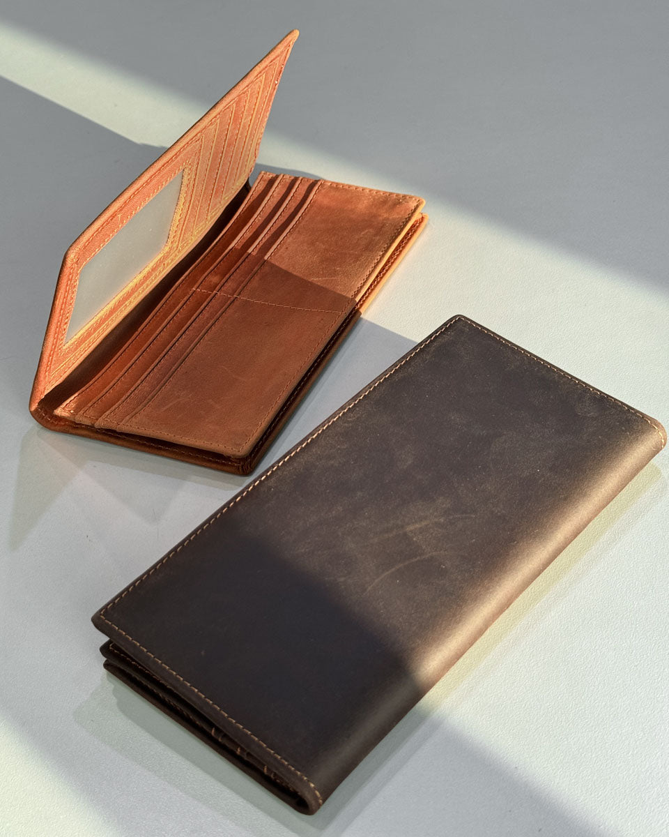 Kasper Nubuck Long Wallet | BJ09 (โปร Clearance Sale)