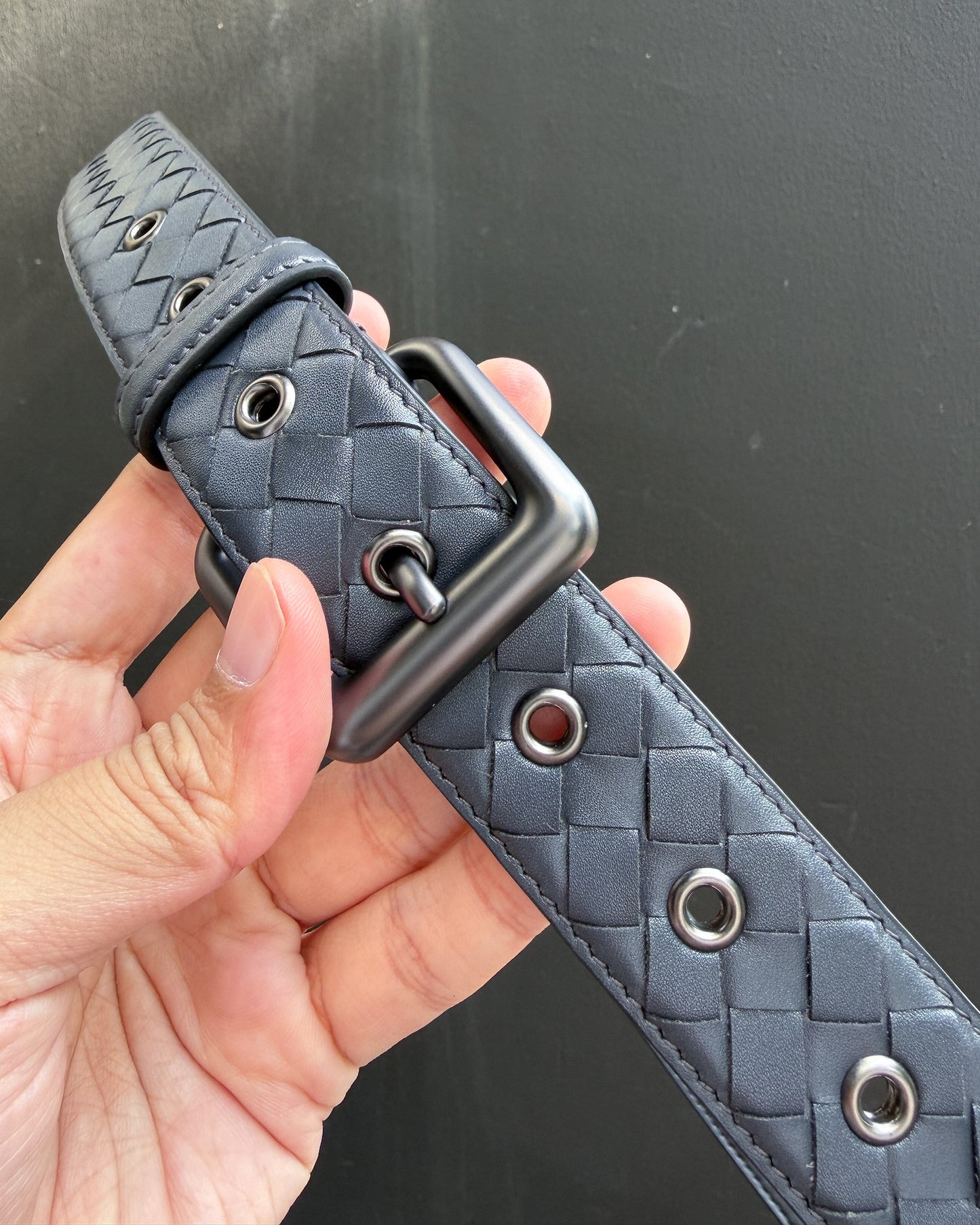 Saxon Leather Belt เข็มขัดสานหนังแท้
