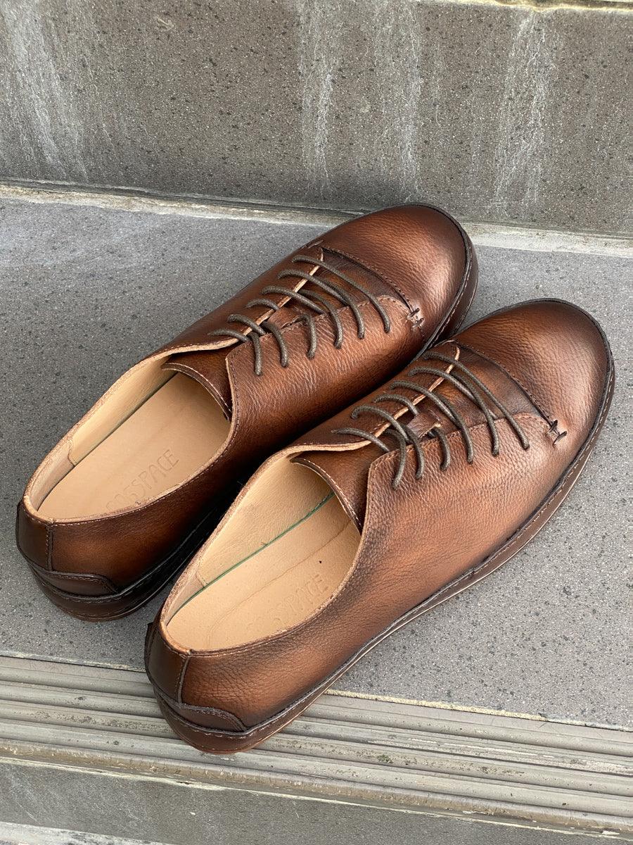 รองเท้าหนังแท้ผู้ชาย Piero Dark Brown Vintage Bagspace