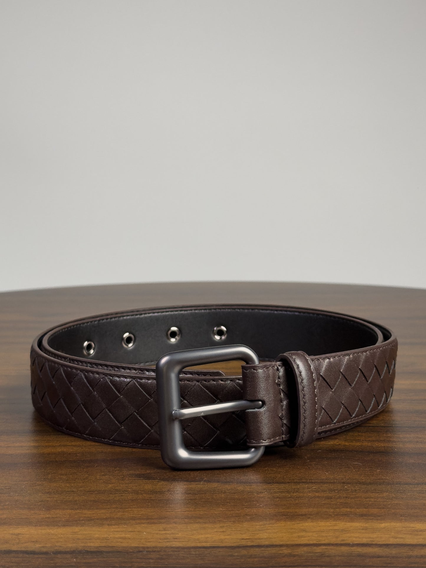 Saxon Leather Belt เข็มขัดสานหนังแท้