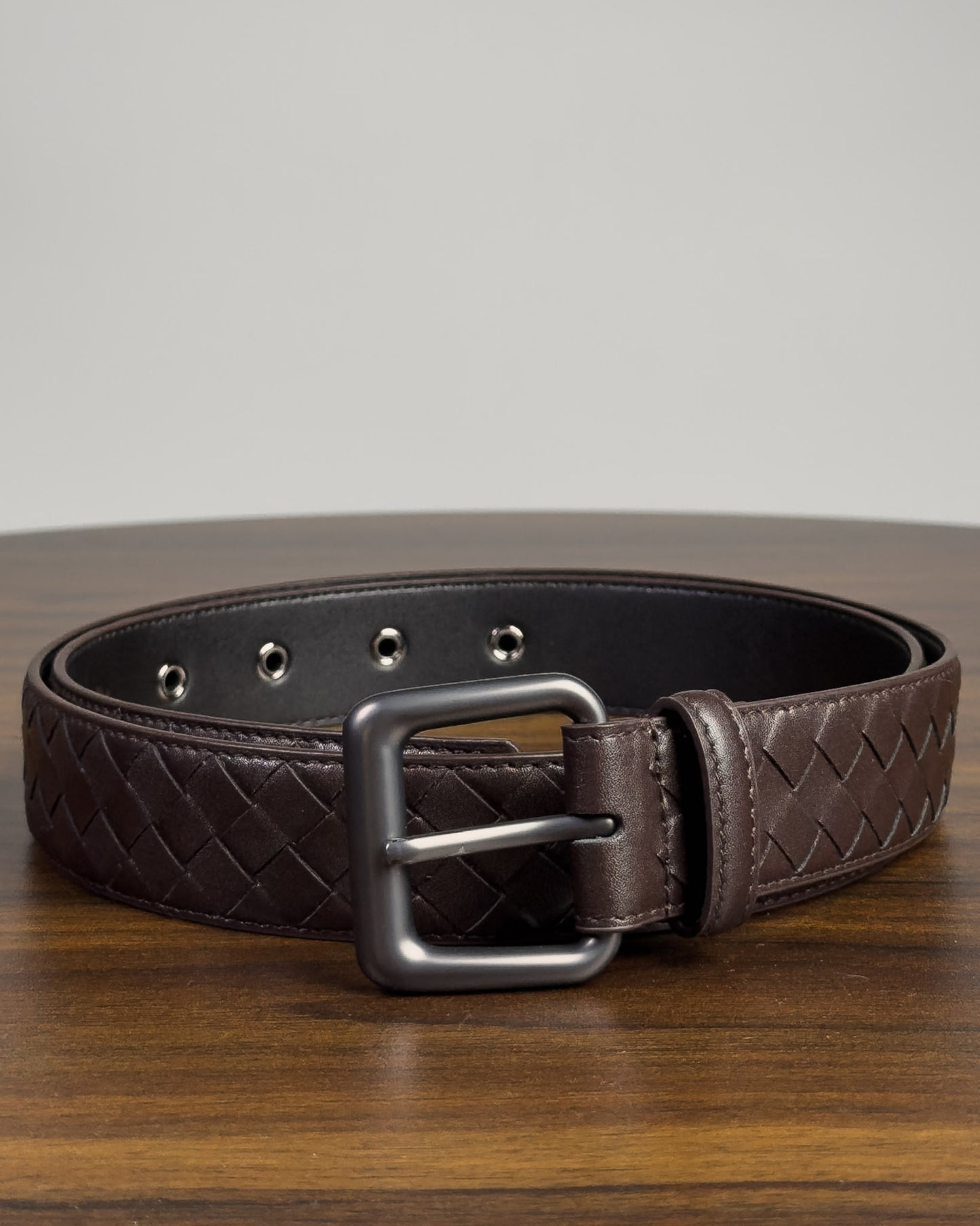 Saxon Leather Belt เข็มขัดสานหนังแท้