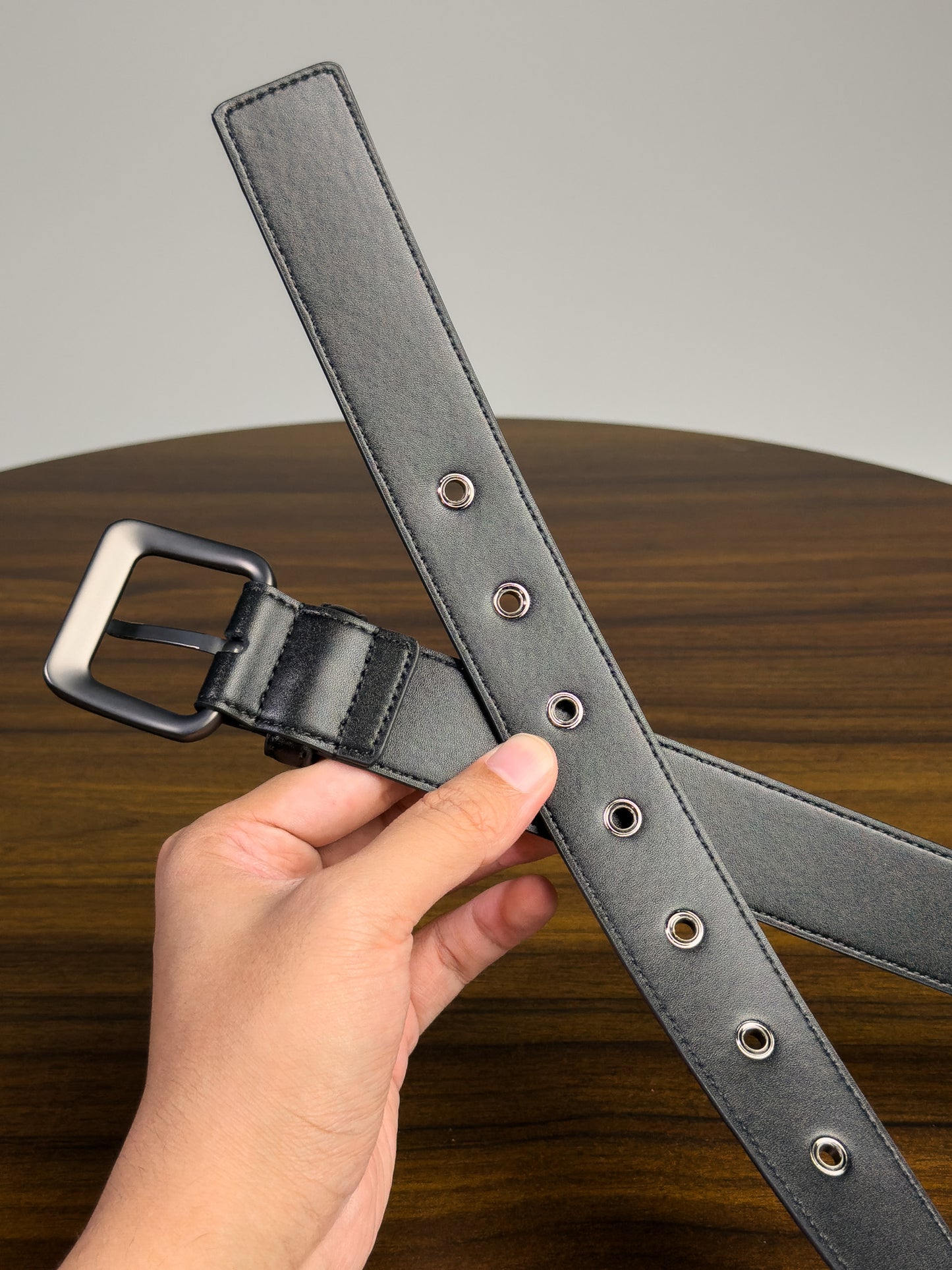 Saxon Leather Belt เข็มขัดสานหนังแท้