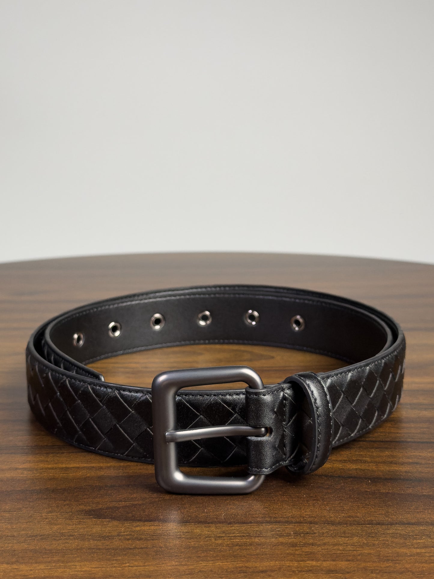Saxon Leather Belt เข็มขัดสานหนังแท้