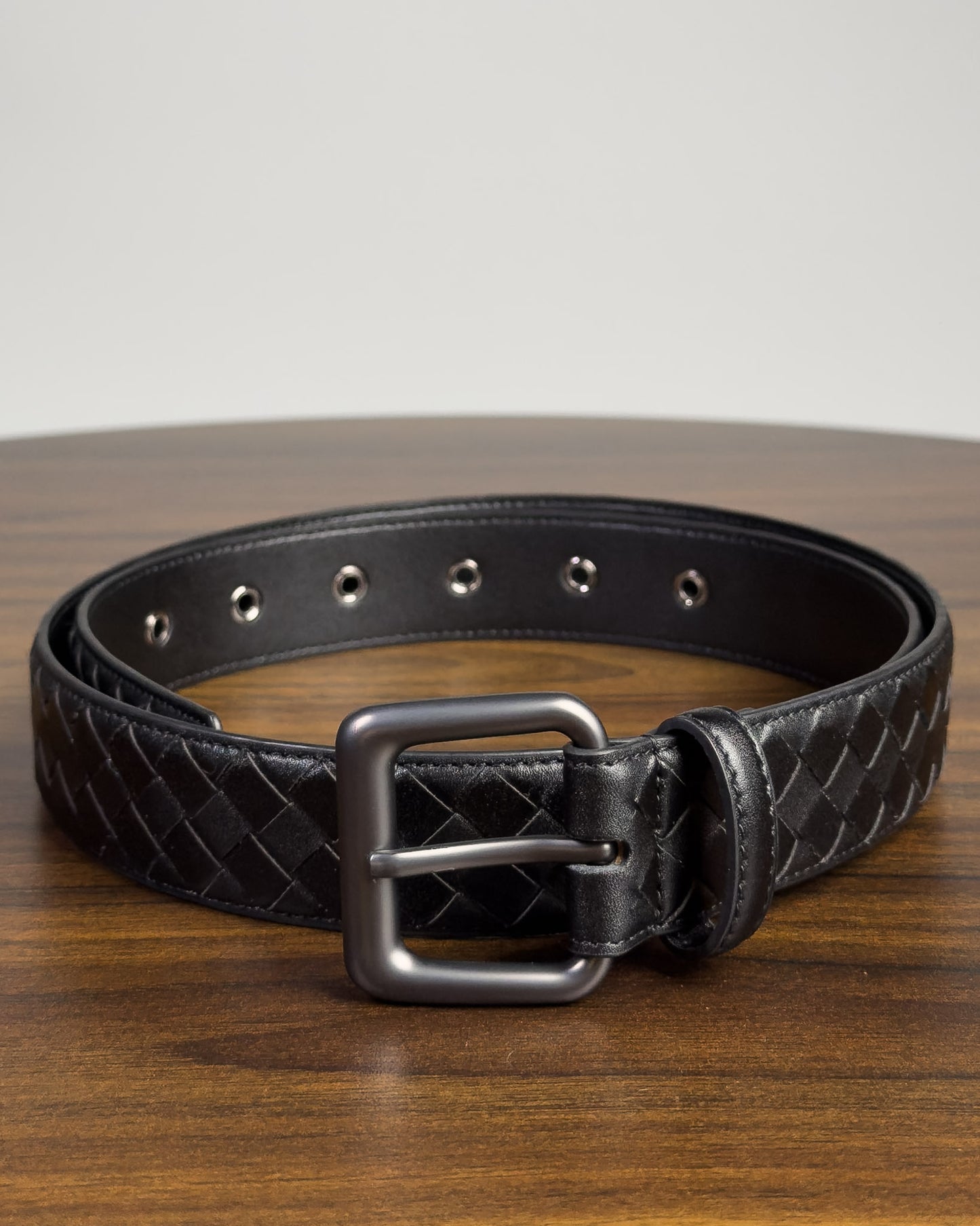 Saxon Leather Belt เข็มขัดสานหนังแท้