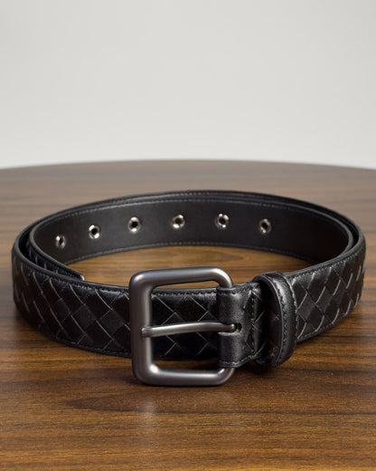 Saxon Leather Belt เข็มขัดสานหนังแท้