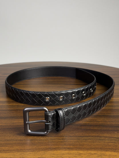 Saxon Leather Belt เข็มขัดสานหนังแท้