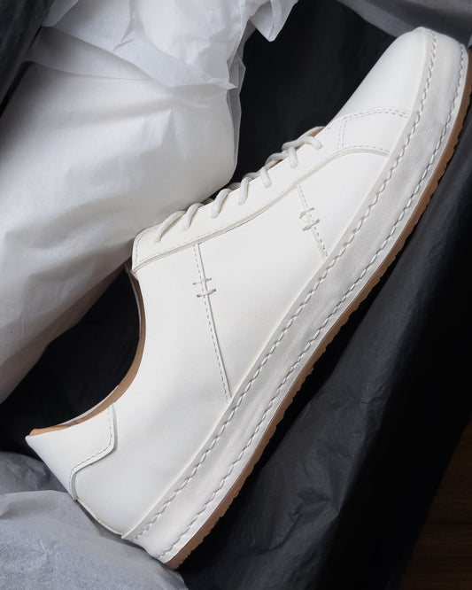 รองเท้าหนังแท้ผู้ชาย Dante Fade White Bagspace