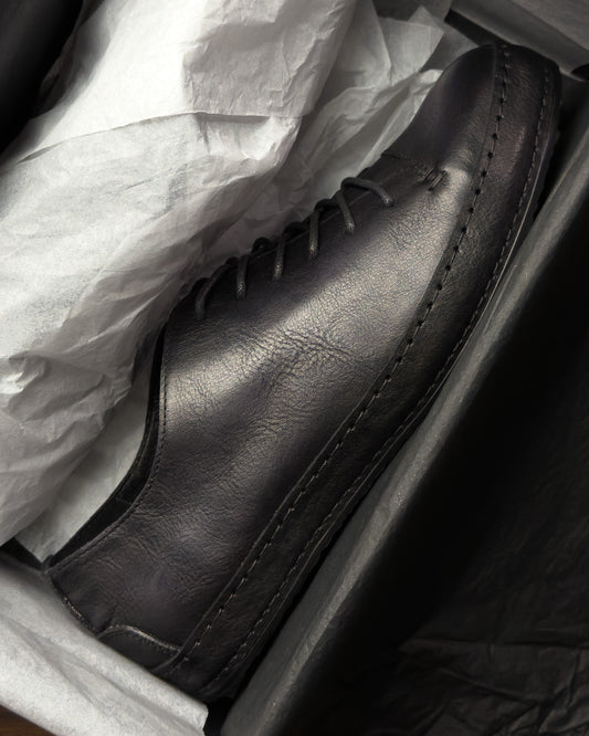 รองเท้าหนังแท้ผู้ชาย Piero Vintage Black Bagspace