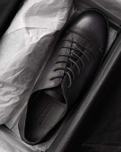 รองเท้าหนังแท้ Piero Vintage Black