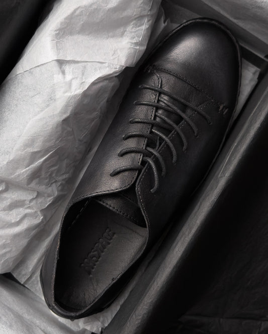 รองเท้าหนังแท้ Piero Vintage Black