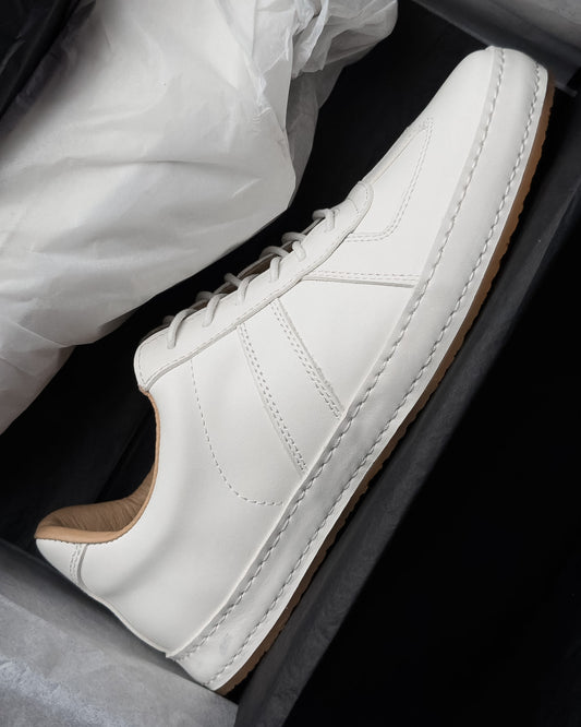 รองเท้าหนังแท้ผู้ชาย Carina Fade White GAT Bagspace