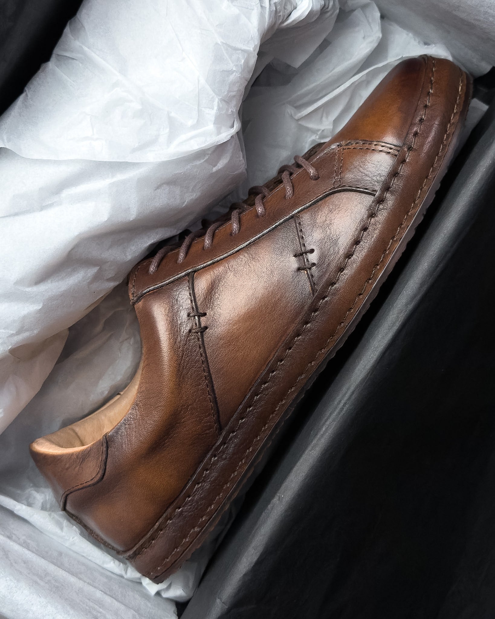 รองเท้าหนังแท้ผู้ชาย Dante Dark Brown Bagspace