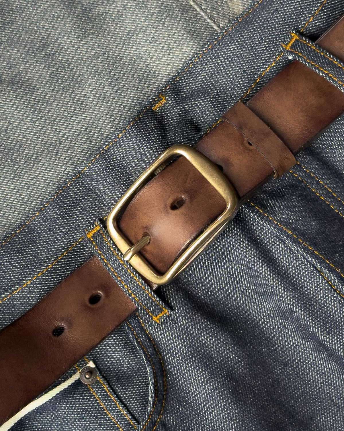 Rove Leather Belt เข็มขัดหนังแท้ (แถมที่เจาะรู/ตัดสายได้)