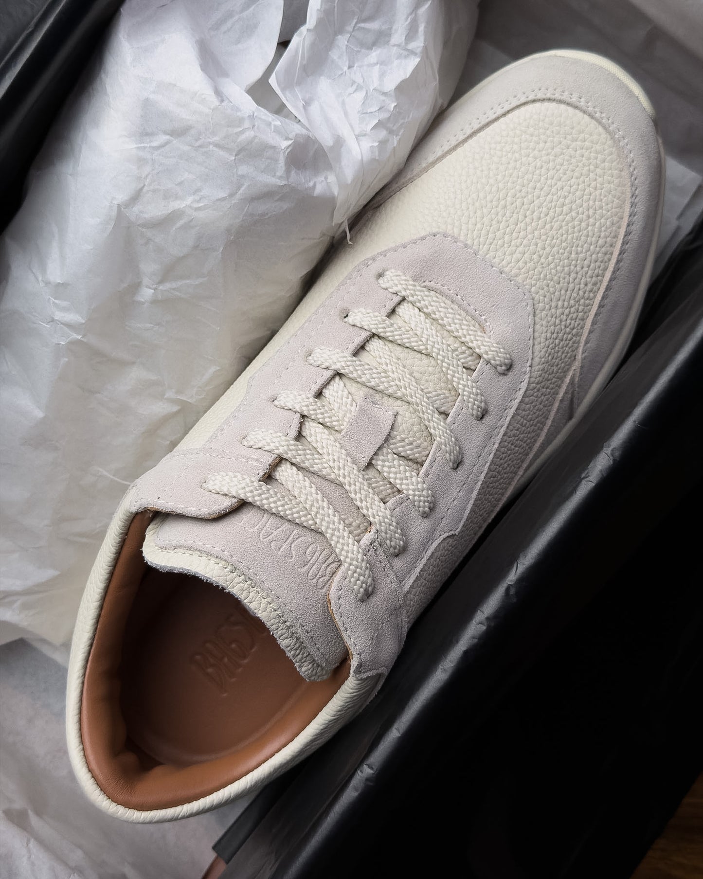 รองเท้าหนังแท้ Terra Line Bone White Bagspace