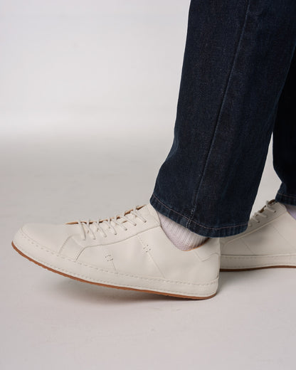 รองเท้าหนังแท้ Dante Fade White