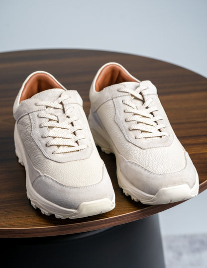 Terra Line Sneakers | Bone White