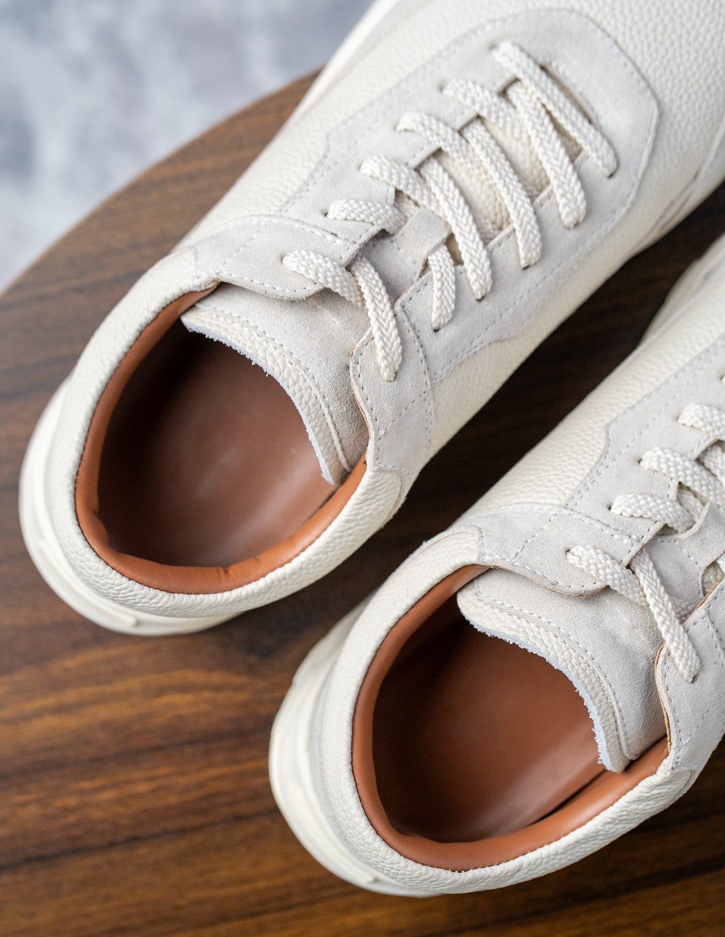 Terra Line Sneakers | Bone White