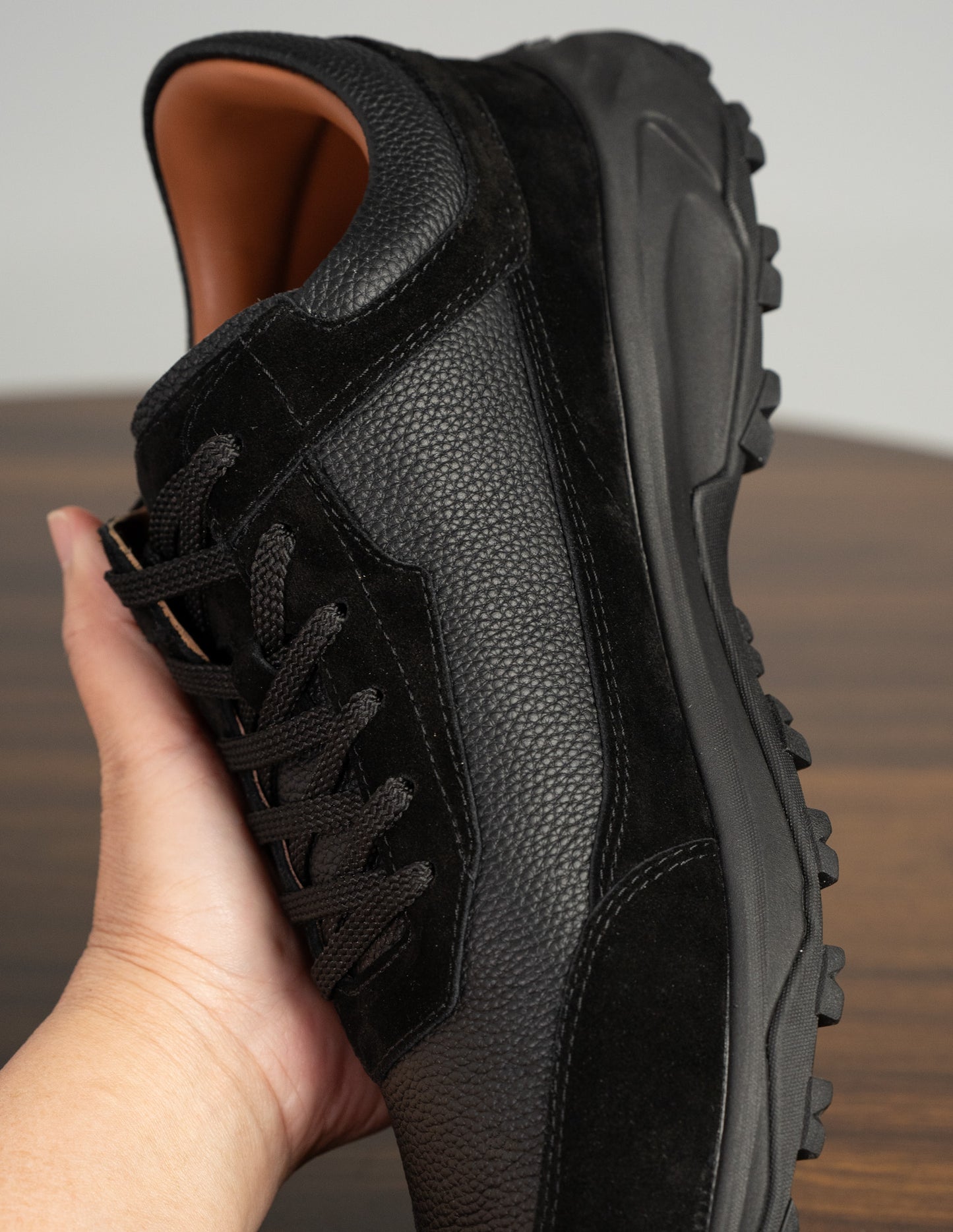 Terra Line Sneakers | Obsidian Black