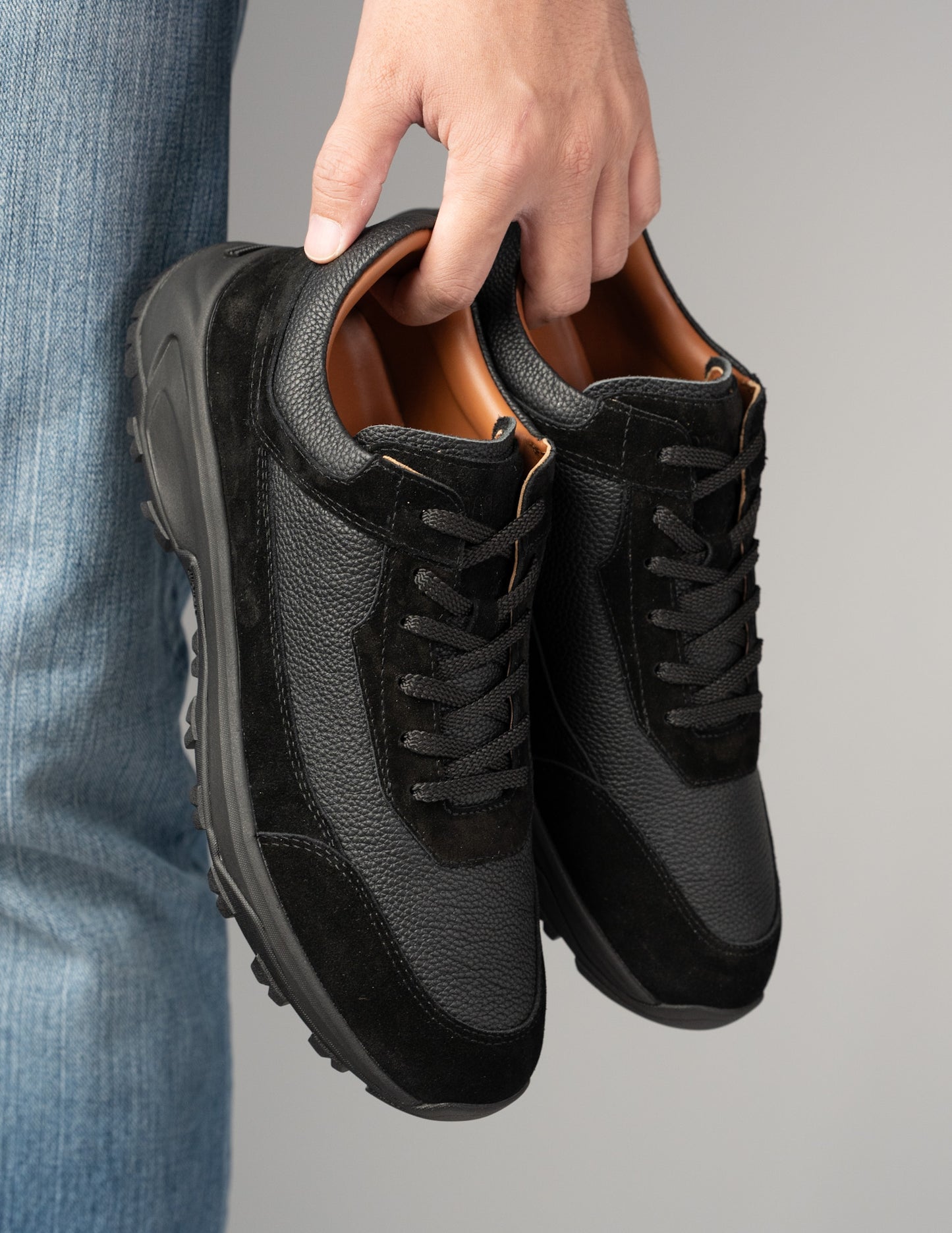 Terra Line Sneakers | Obsidian Black