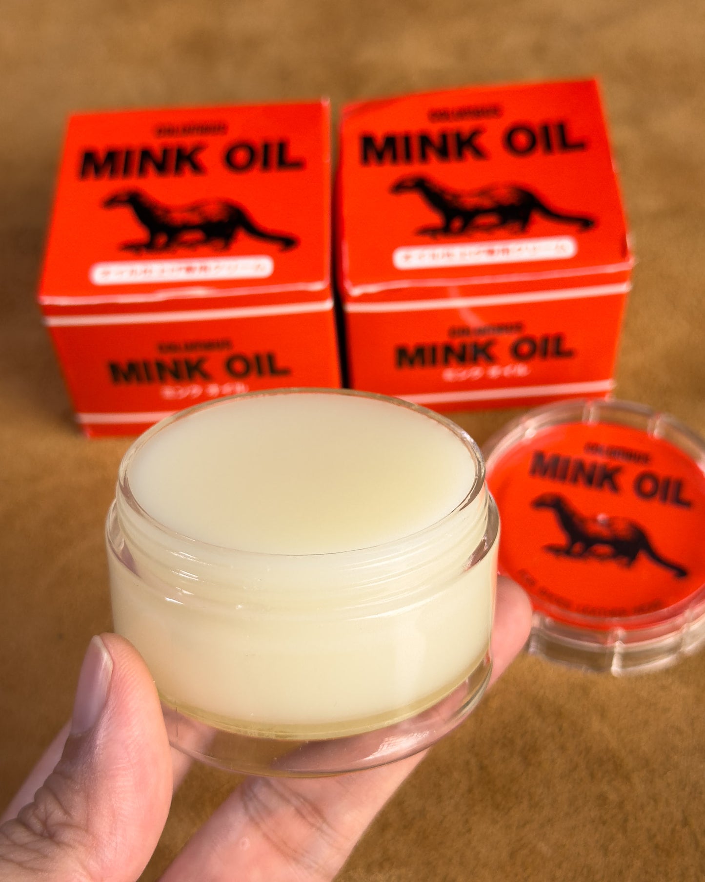 Mink Oil ครีมบำรุงหนัง ครีมรักษาหนัง พรีเมียมจากญี่ปุ่น