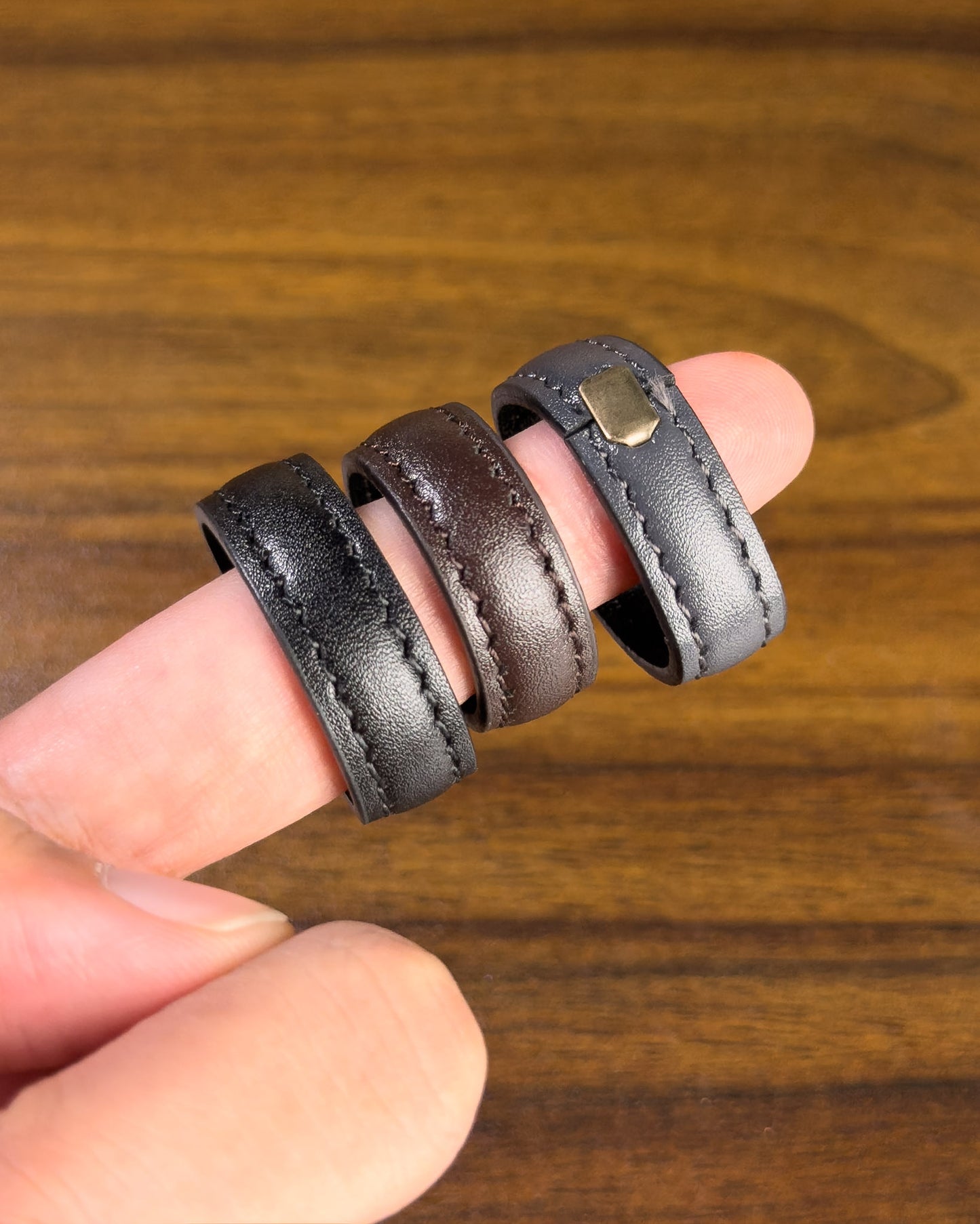 Saxon Leather Belt เข็มขัดสานหนังแท้
