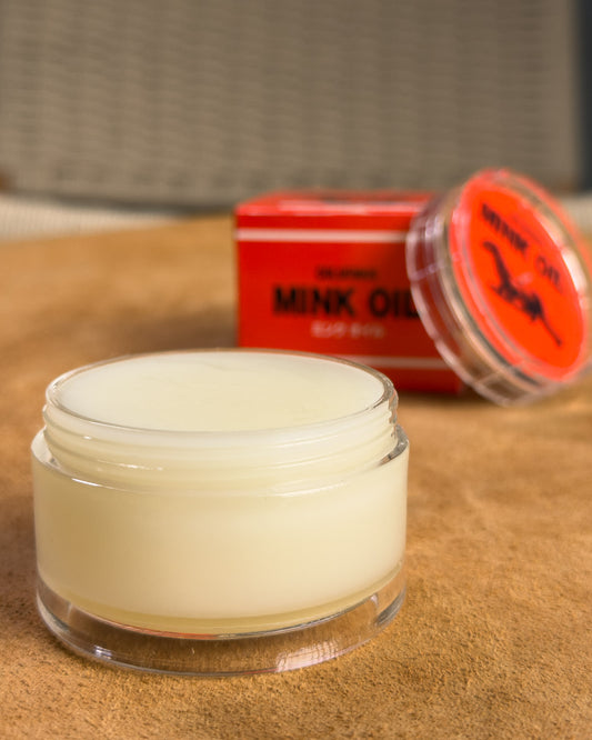 Mink Oil ครีมบำรุงหนัง ครีมรักษาหนัง พรีเมียมจากญี่ปุ่น