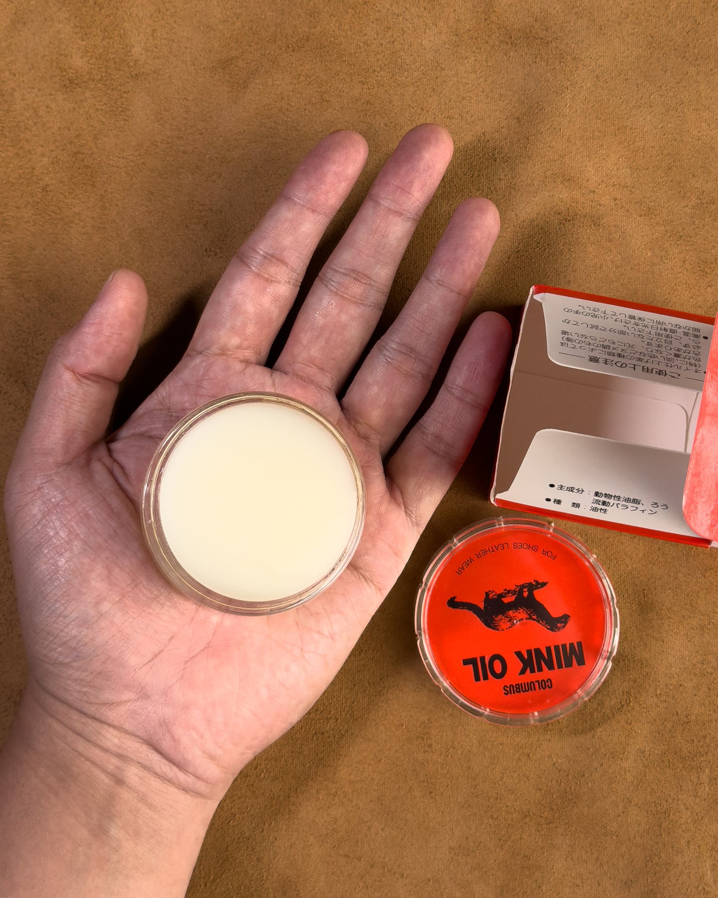 Mink Oil ครีมบำรุงหนัง ครีมรักษาหนัง พรีเมียมจากญี่ปุ่น