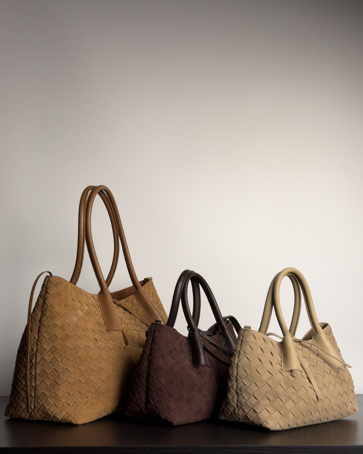 Siena กระเป๋า Tote หนังกลับแท้ ไซส์ S และ L หลายสี Bagspace