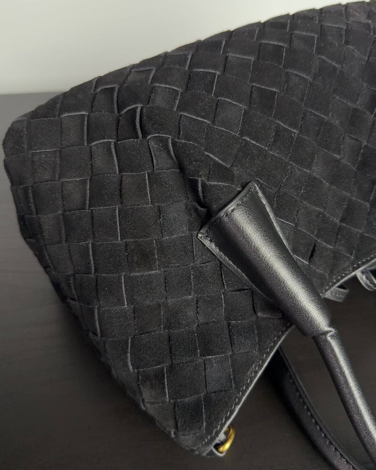 Siena กระเป๋า Tote หนังกลับแท้ ไซส์ S สี Obsidian Black Bagspace