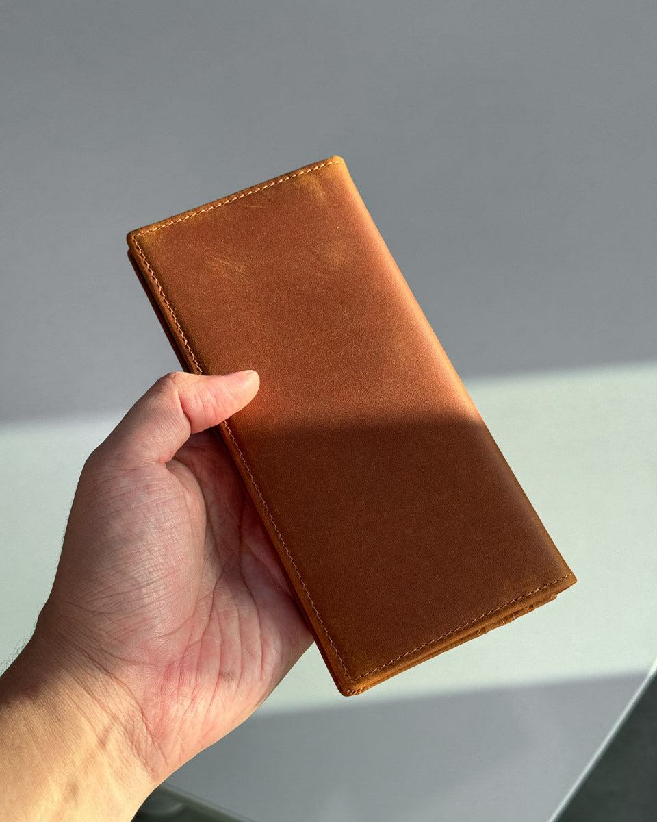 Kasper Nubuck Long Wallet (BJ09)