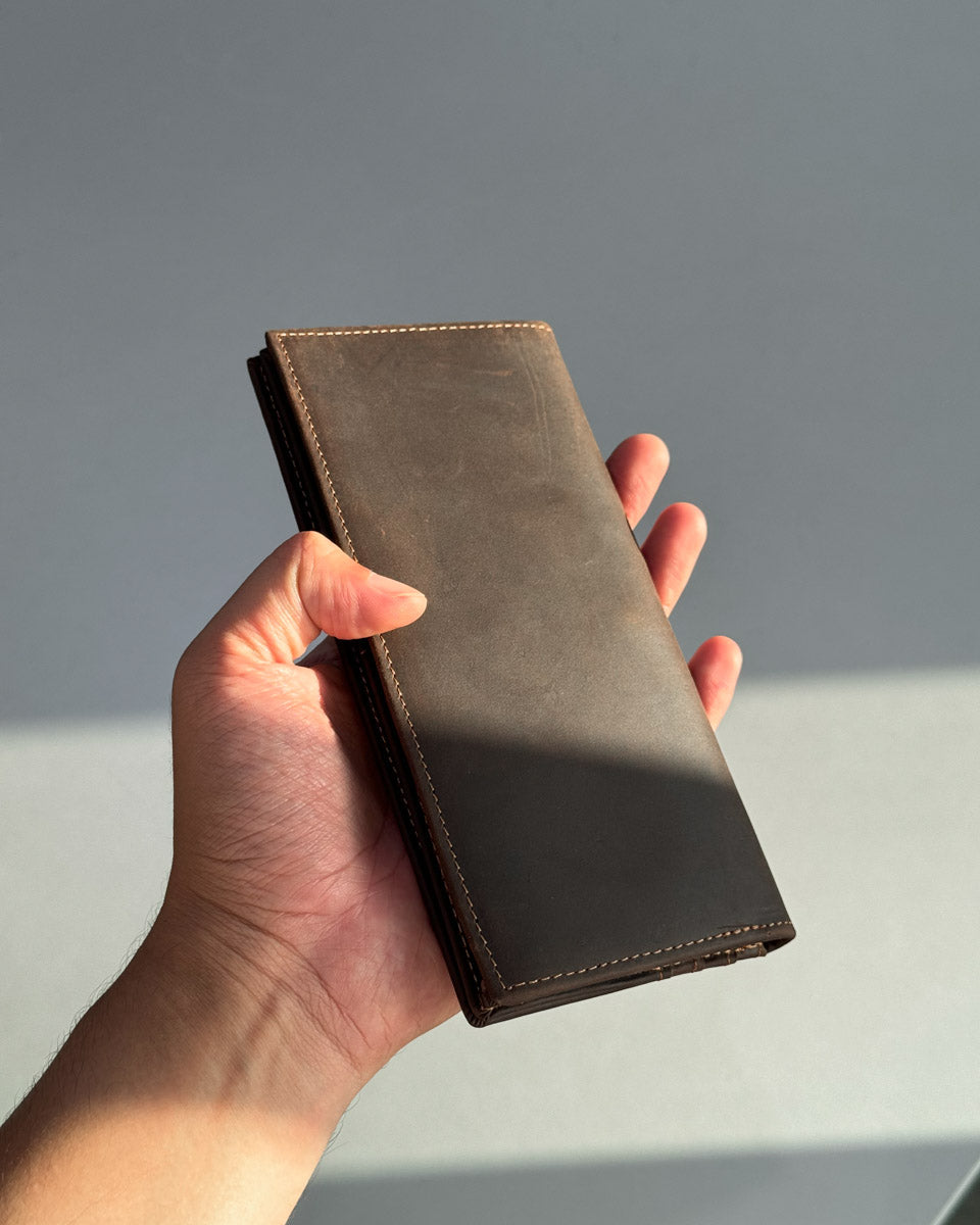 Kasper Nubuck Long Wallet (BJ09)