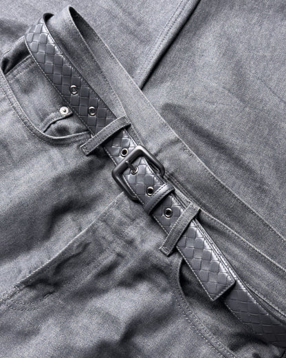Saxon Leather Belt เข็มขัดสานหนังแท้