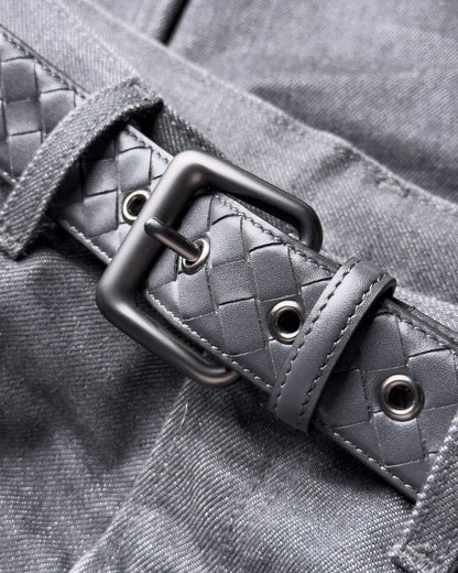 Saxon Leather Belt เข็มขัดสานหนังแท้