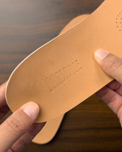 แผ่นรองรองเท้า หนังลูกแกะนูบัค พื้น Latex ธรรมชาติ (Lambskin Nubuck Insole)