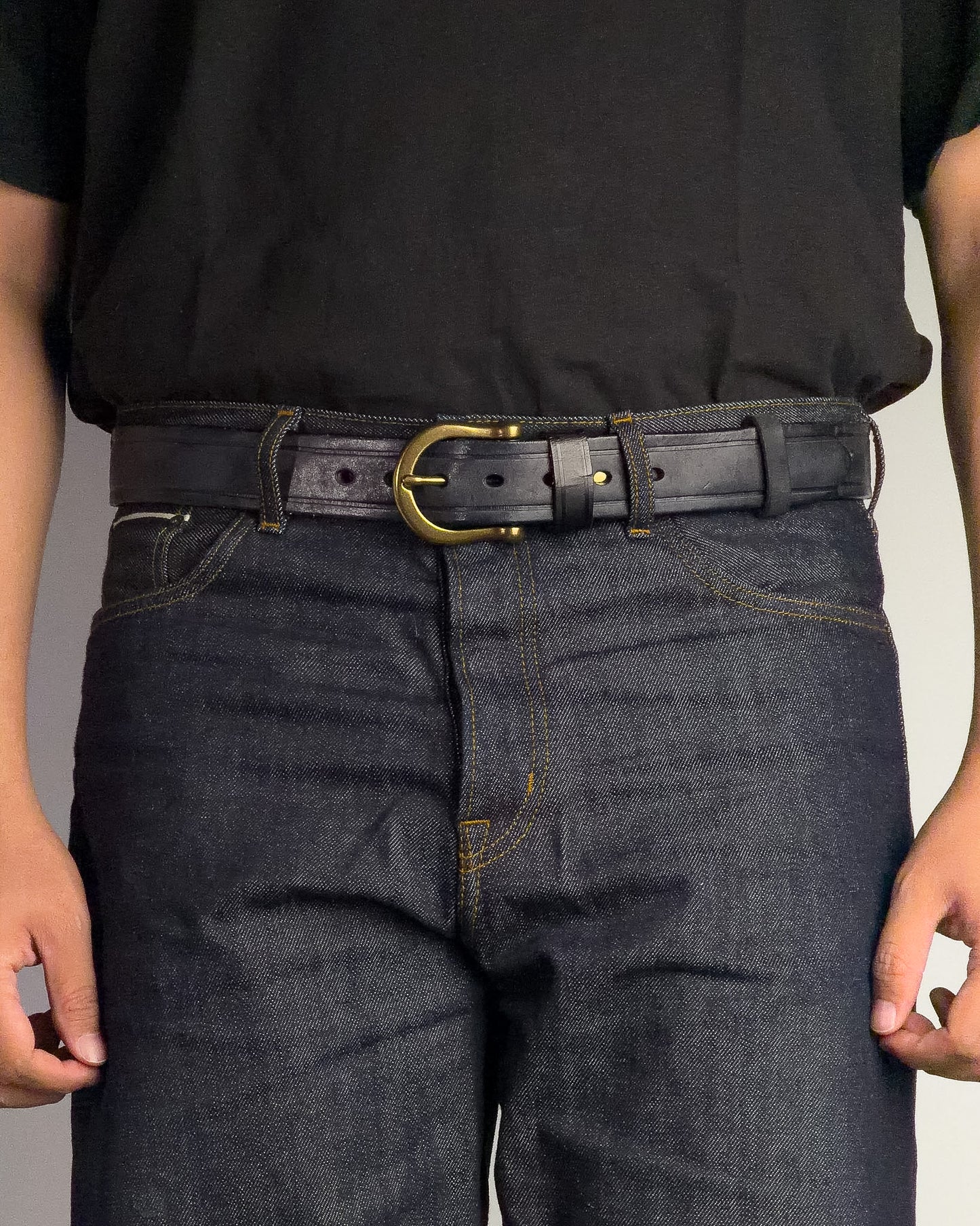 Baron Leather Belt เข็มขัดหนังแท้ (แถมที่เจาะรู/สายตัดได้)