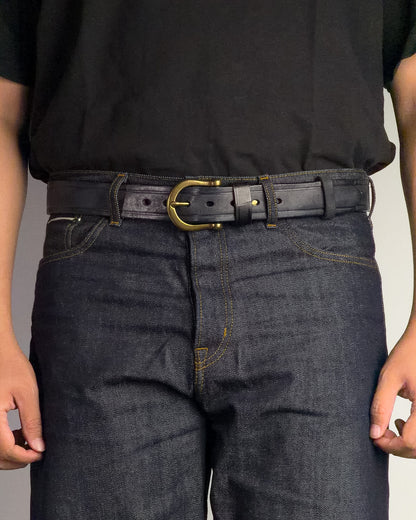 Baron Leather Belt เข็มขัดหนังแท้ (แถมที่เจาะรู/สายตัดได้)