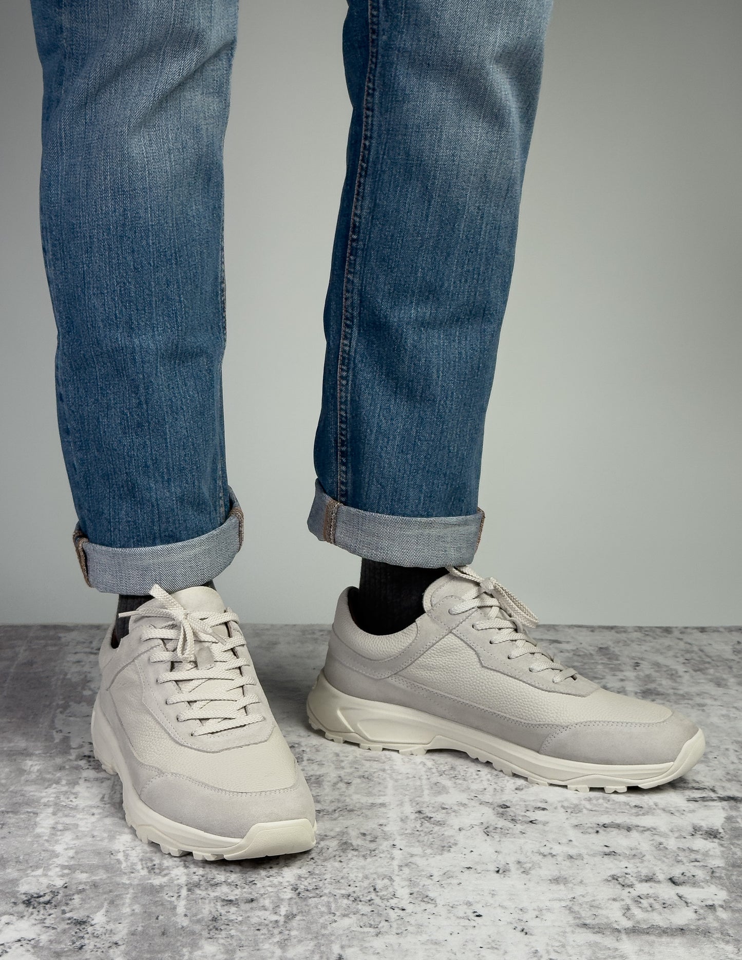 Terra Line Sneakers | Bone White