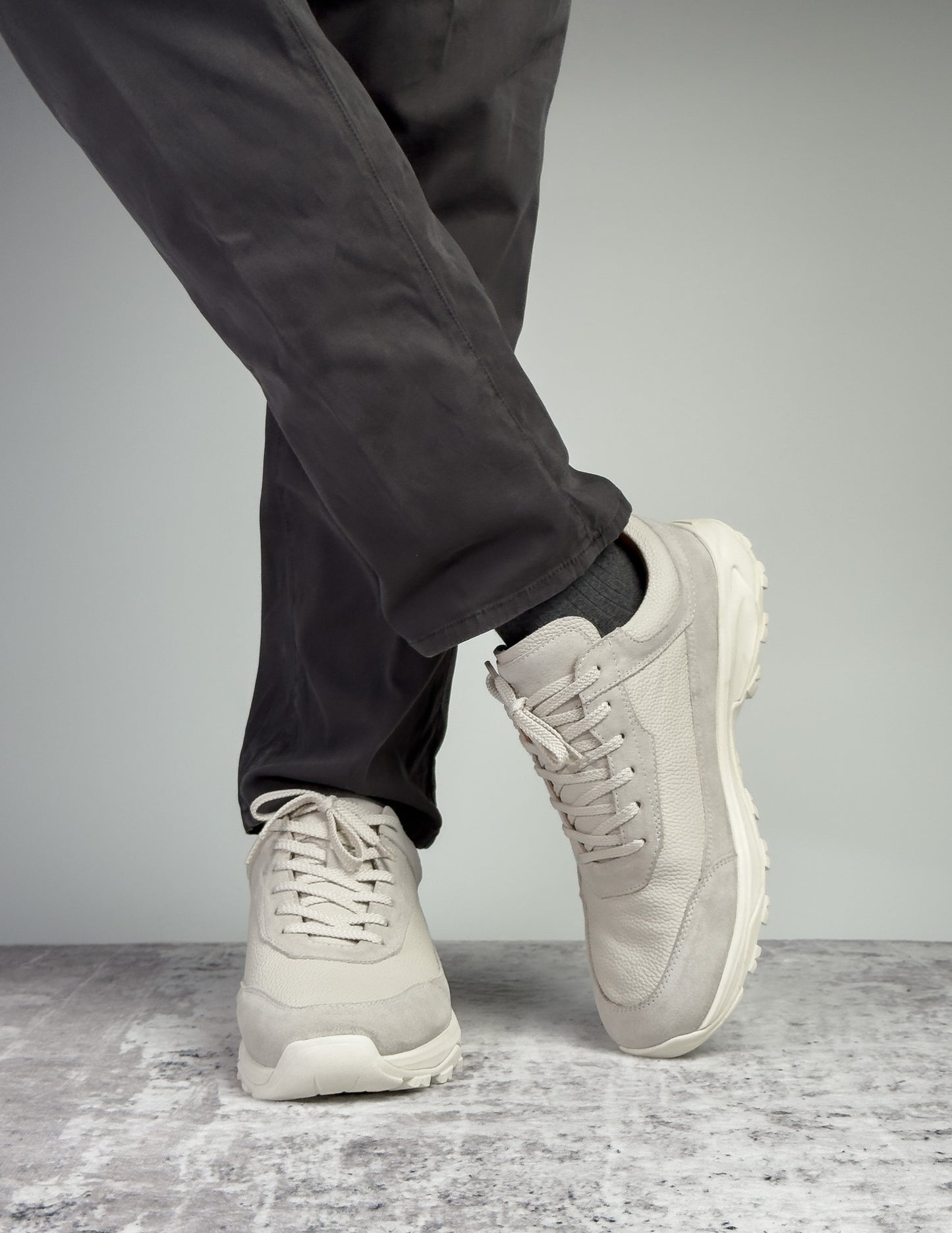 Terra Line Sneakers | Bone White