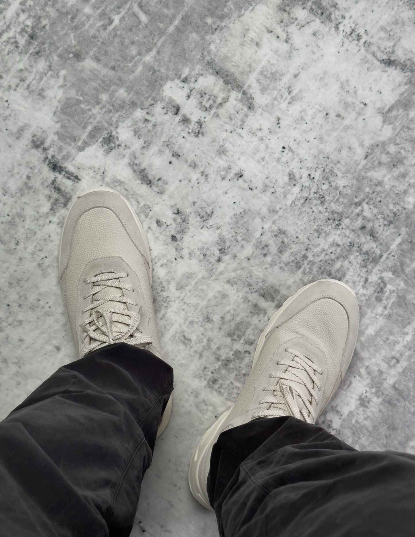 Terra Line Sneakers | Bone White