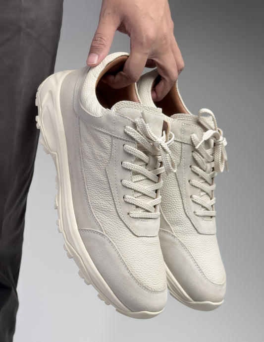 Terra Line Sneakers | Bone White