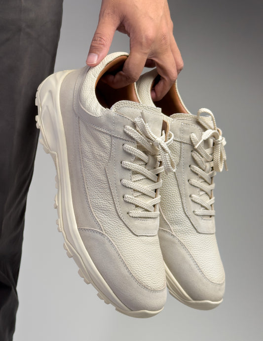 Terra Line Sneakers | Bone White