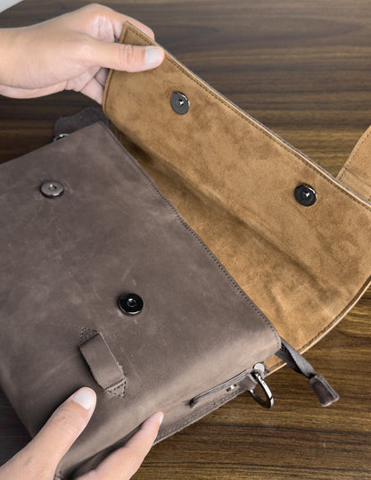 Raven Fold Bag (BM17) - Premium Nubuck