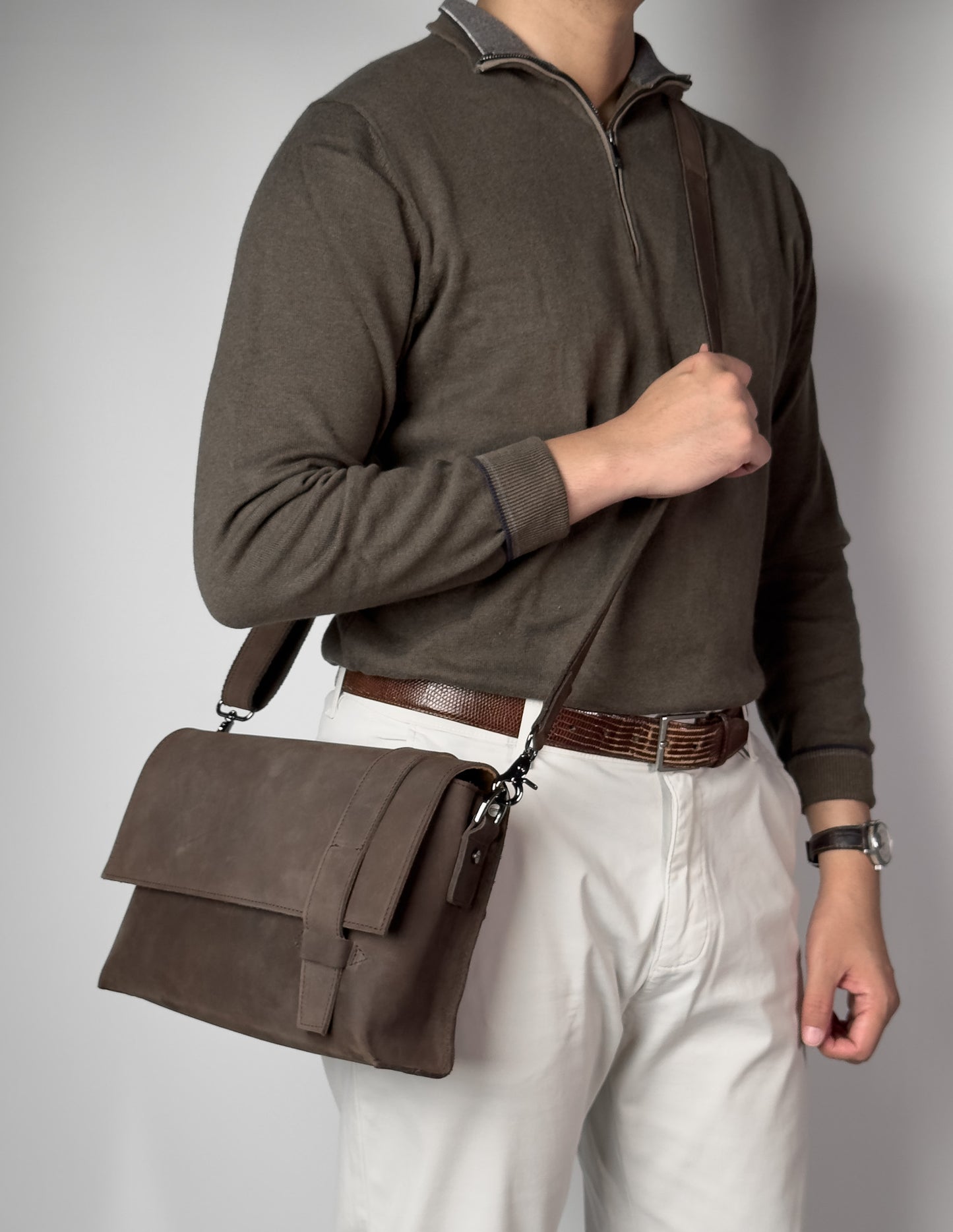 Raven Fold Bag (BM17) - Premium Nubuck