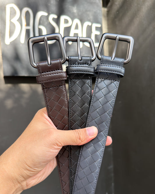 Saxon Leather Belt เข็มขัดสานหนังแท้