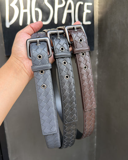 Saxon Leather Belt เข็มขัดสานหนังแท้