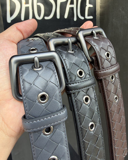 Saxon Leather Belt เข็มขัดสานหนังแท้