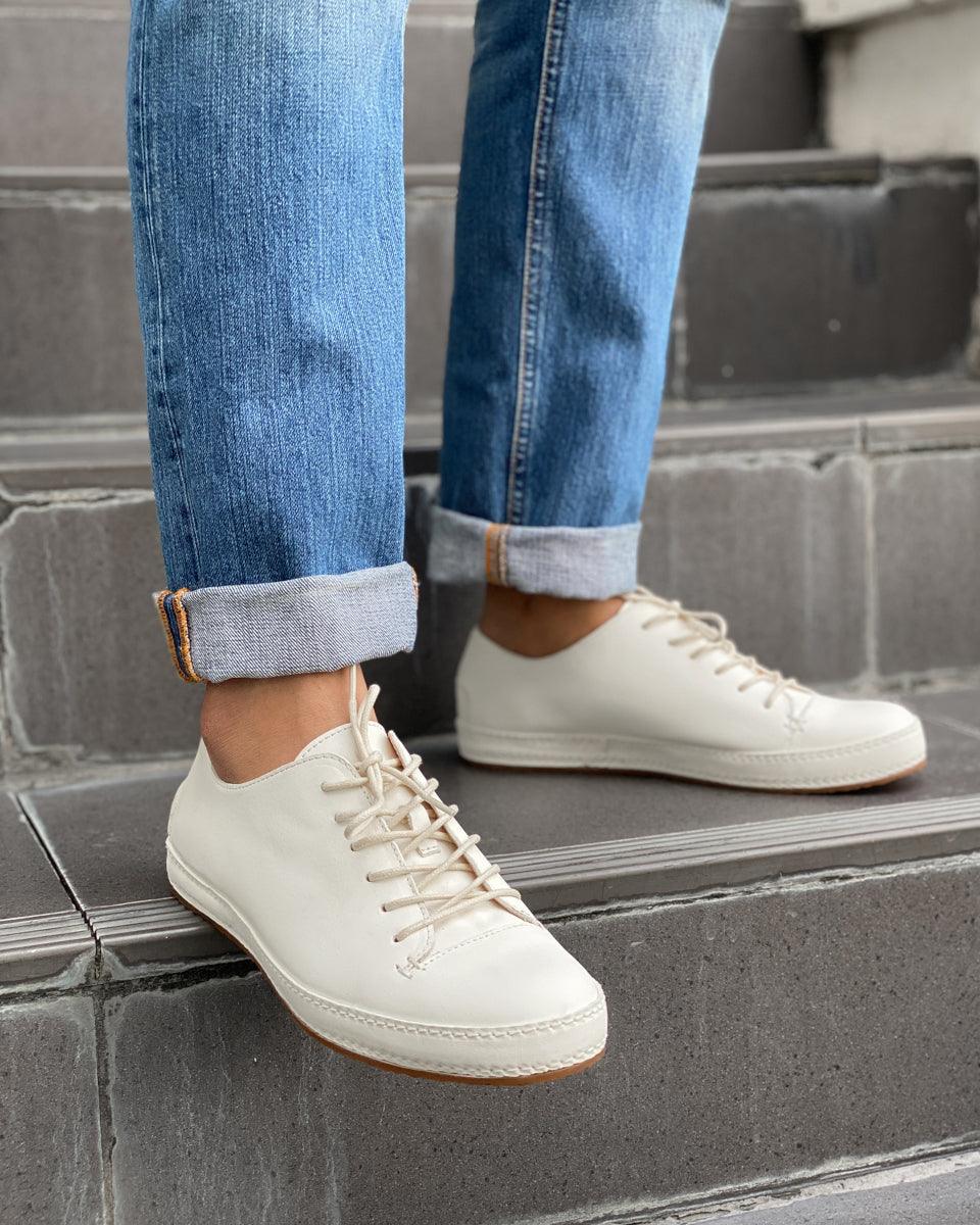 Piero Sneaker | Fade White - Bagspace